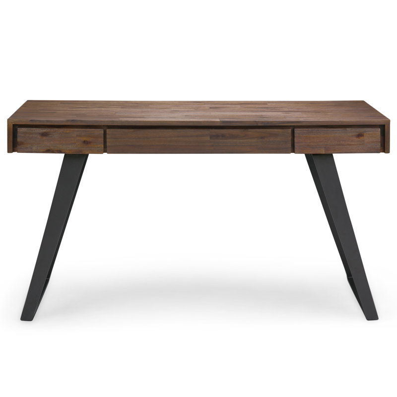 AllModern Midway Solid Acacia Wood Desk & Reviews Wayfair